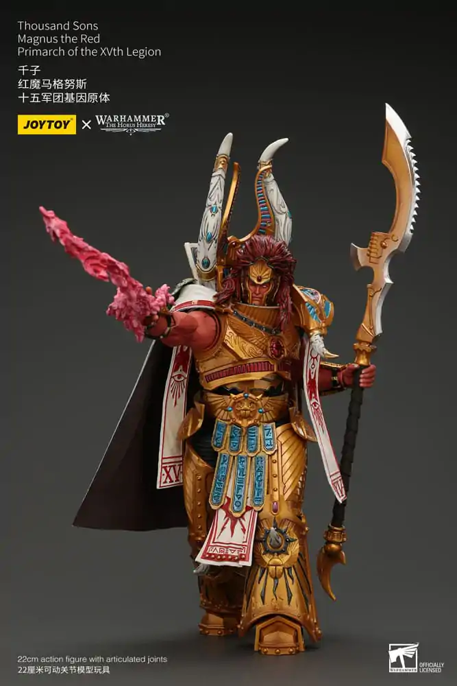 Warhammer The Horus Heresy Action Figure 1/18 Thousand sons Magnus the Red Primarch of the XVth Legion 12 cm termékfotó