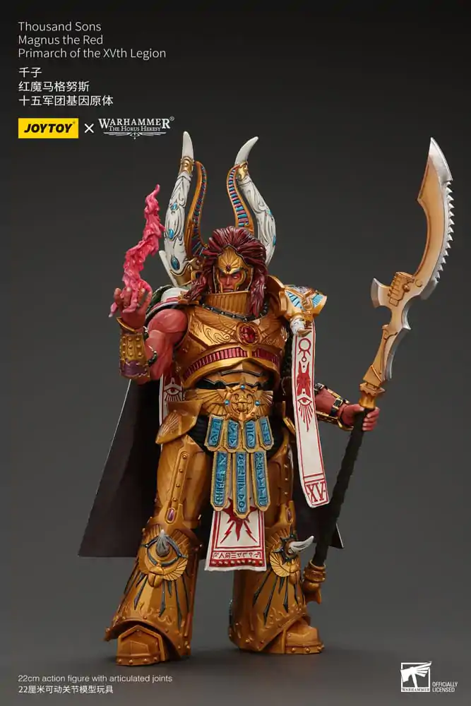 Warhammer The Horus Heresy Action Figure 1/18 Thousand sons Magnus the Red Primarch of the XVth Legion 12 cm termékfotó