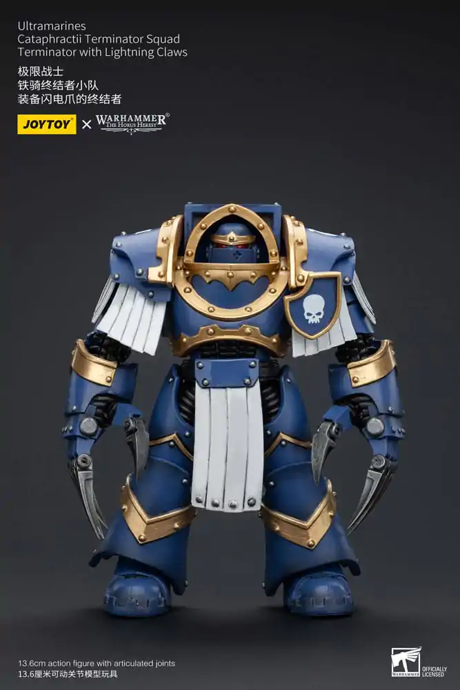 Warhammer The Horus Heresy Action Figure 1/18 Ultramarines Cataphractii Terminator Squad Terminator with Lightning Claws 14 cm termékfotó