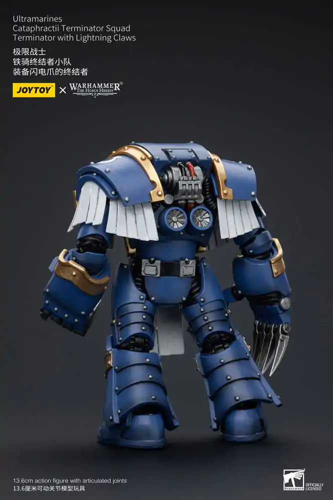 Warhammer The Horus Heresy Action Figure 1/18 Ultramarines Cataphractii Terminator Squad Terminator with Lightning Claws 14 cm termékfotó