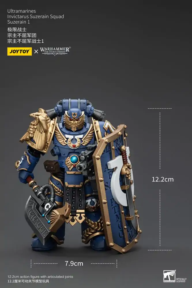 Warhammer The Horus Heresy Action Figure 1/18 Ultramarines Invictarus Suzerain Squad Suzerain 1 12 cm termékfotó