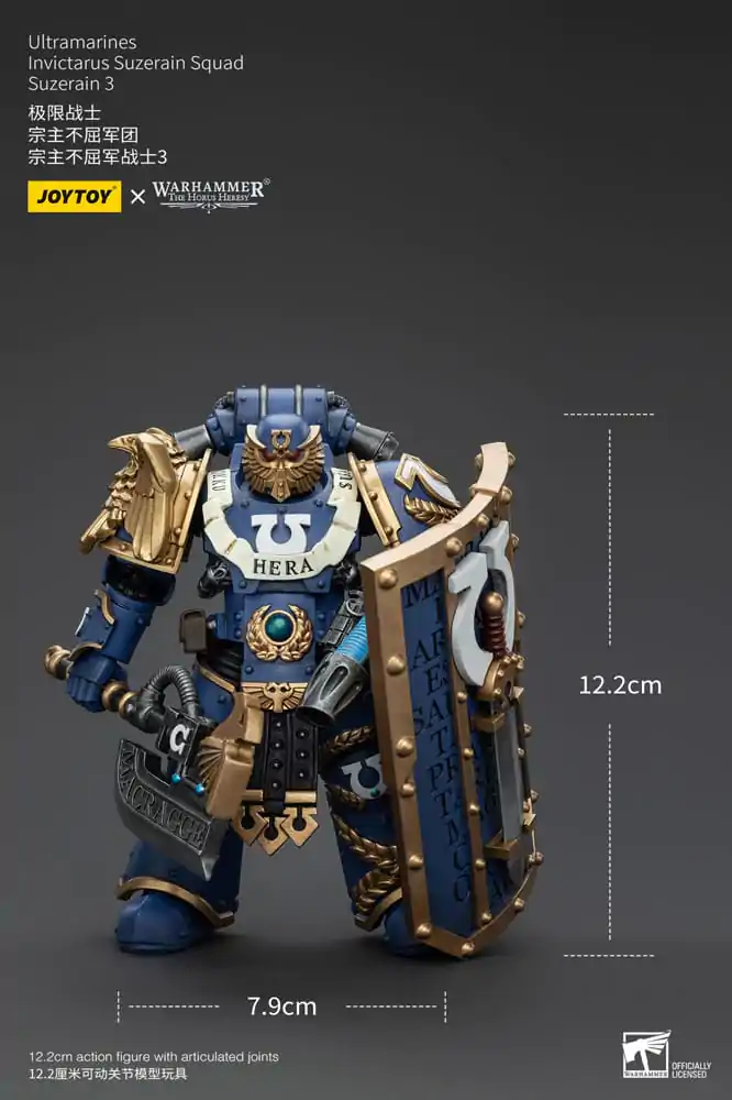 Warhammer The Horus Heresy Action Figure 1/18 Ultramarines Invictarus Suzerain Squad Suzerain 3 12 cm termékfotó