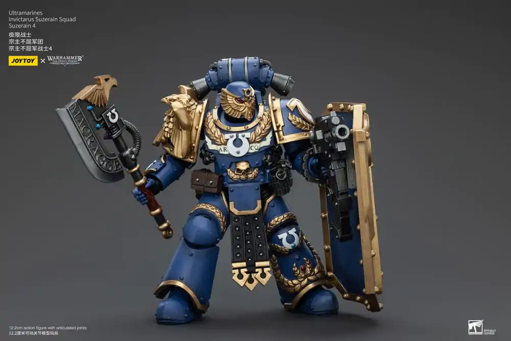 Warhammer The Horus Heresy Action Figure 1/18 Ultramarines Invictarus Suzerain Squad Suzerain 4 12 cm termékfotó