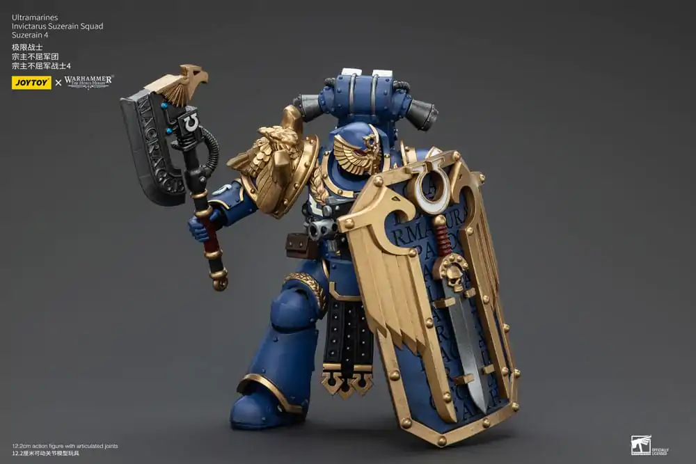 Warhammer The Horus Heresy Action Figure 1/18 Ultramarines Invictarus Suzerain Squad Suzerain 4 12 cm termékfotó