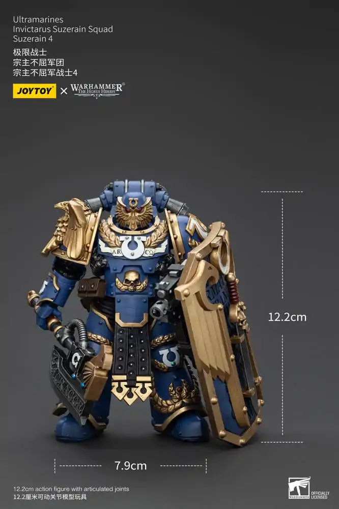 Warhammer The Horus Heresy Action Figure 1/18 Ultramarines Invictarus Suzerain Squad Suzerain 4 12 cm termékfotó