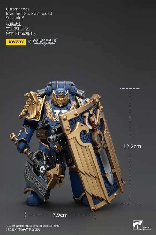 Warhammer The Horus Heresy Action Figure 1/18 Ultramarines Invictarus Suzerain Squad Suzerain 5 12 cm termékfotó