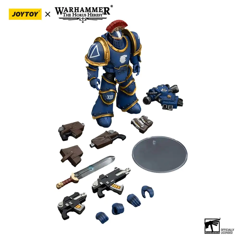 Warhammer The Horus Heresy Action Figure 1/18 Ultramarines Legion MKIII Tactical Squad Sergeant with Power Sword 12 cm termékfotó