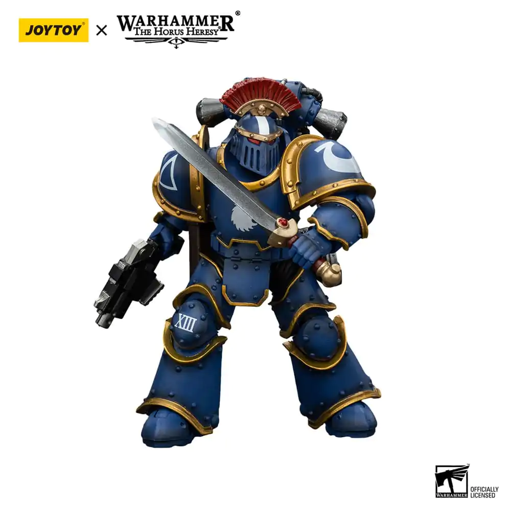 Warhammer The Horus Heresy Action Figure 1/18 Ultramarines Legion MKIII Tactical Squad Sergeant with Power Sword 12 cm termékfotó