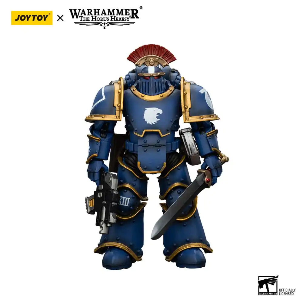 Warhammer The Horus Heresy Action Figure 1/18 Ultramarines Legion MKIII Tactical Squad Sergeant with Power Sword 12 cm termékfotó