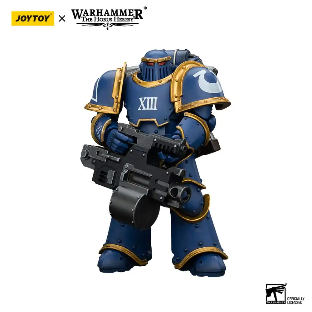 Warhammer The Horus Heresy Action Figure 1/18 Ultramarines Legion MKIII Tactical Support Squad Legionary with Heavy Bolter 12 cm termékfotó