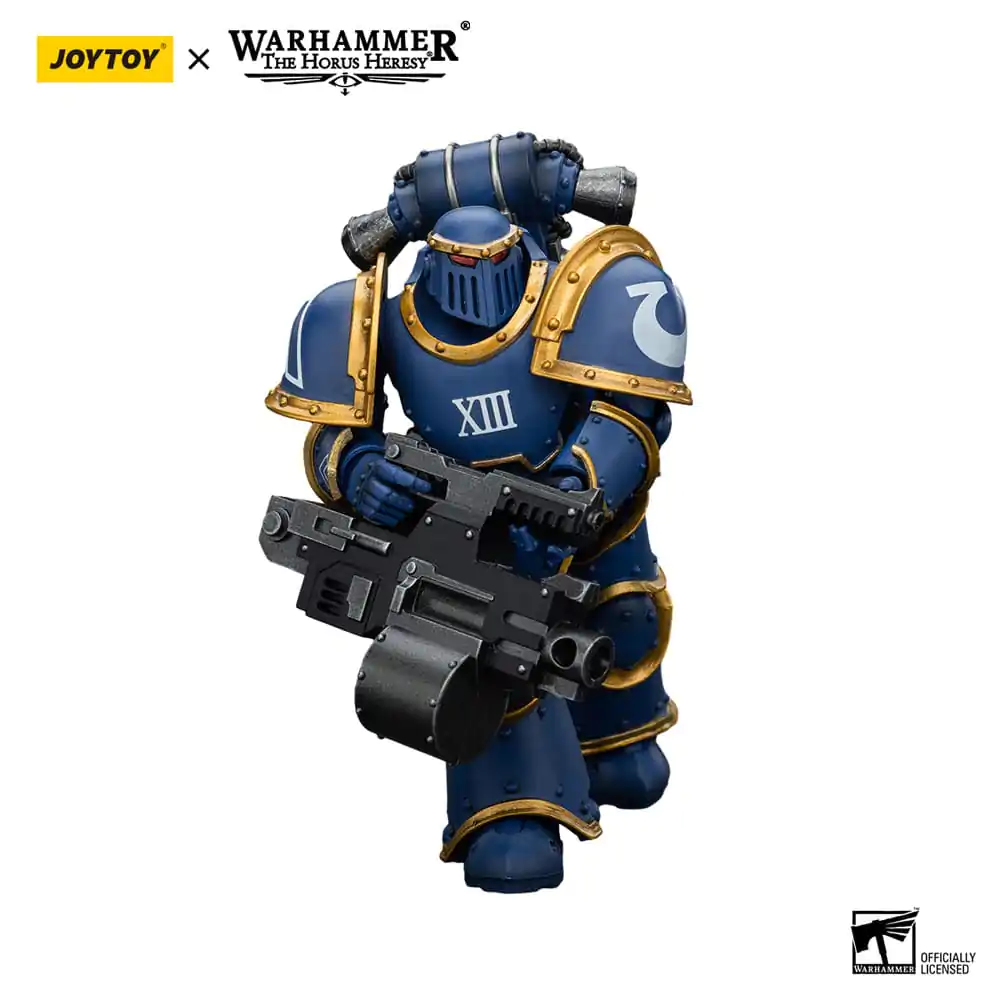 Warhammer The Horus Heresy Action Figure 1/18 Ultramarines Legion MKIII Tactical Support Squad Legionary with Heavy Bolter 12 cm termékfotó