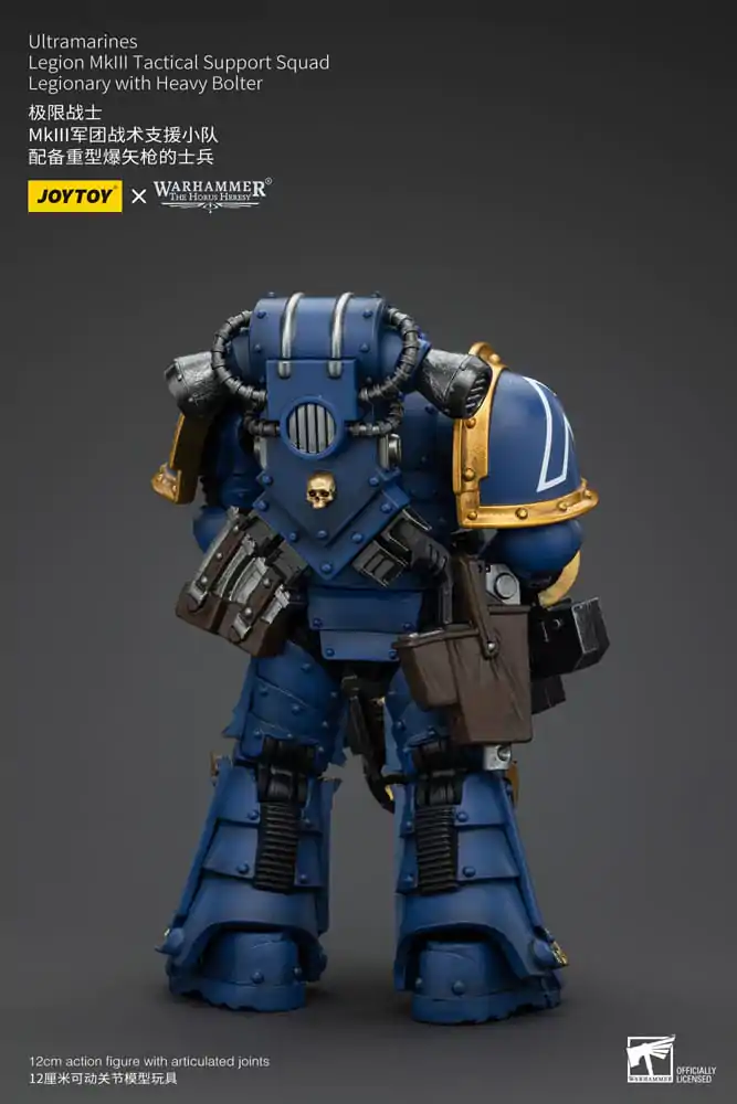 Warhammer The Horus Heresy Action Figure 1/18 Ultramarines Legion MKIII Tactical Support Squad Legionary with Heavy Bolter 12 cm termékfotó