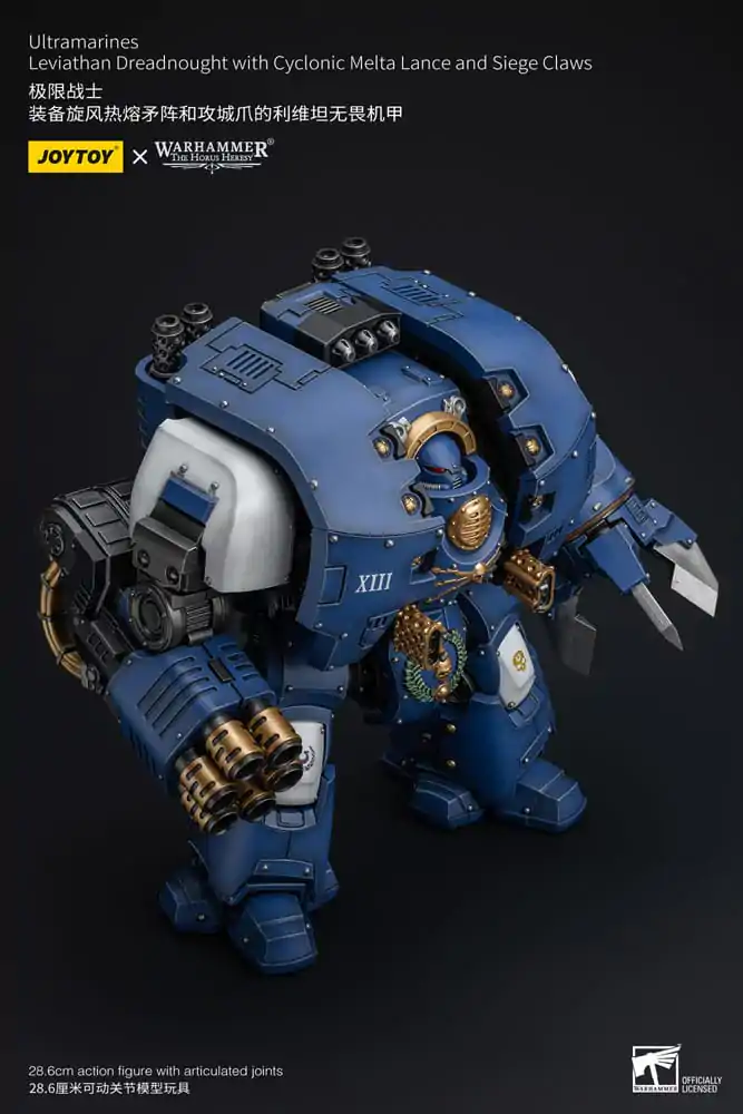 Warhammer The Horus Heresy Action Figure 1/18 Ultramarines Leviathan Dreadnought with Cyclonic Melta Lance And Siege Claws 29 cm termékfotó