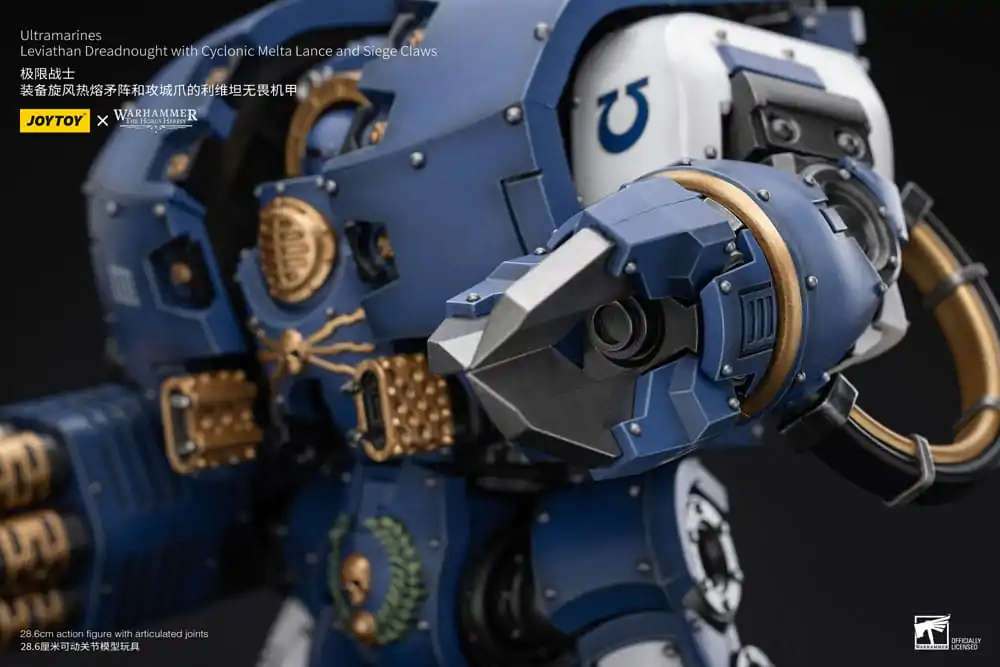 Warhammer The Horus Heresy Action Figure 1/18 Ultramarines Leviathan Dreadnought with Cyclonic Melta Lance And Siege Claws 29 cm termékfotó