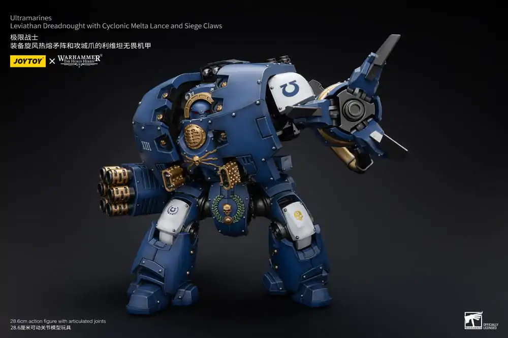 Warhammer The Horus Heresy Action Figure 1/18 Ultramarines Leviathan Dreadnought with Cyclonic Melta Lance And Siege Claws 29 cm termékfotó