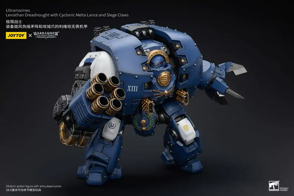 Warhammer The Horus Heresy Action Figure 1/18 Ultramarines Leviathan Dreadnought with Cyclonic Melta Lance And Siege Claws 29 cm termékfotó