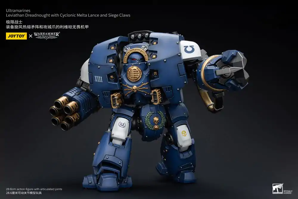 Warhammer The Horus Heresy Action Figure 1/18 Ultramarines Leviathan Dreadnought with Cyclonic Melta Lance And Siege Claws 29 cm termékfotó