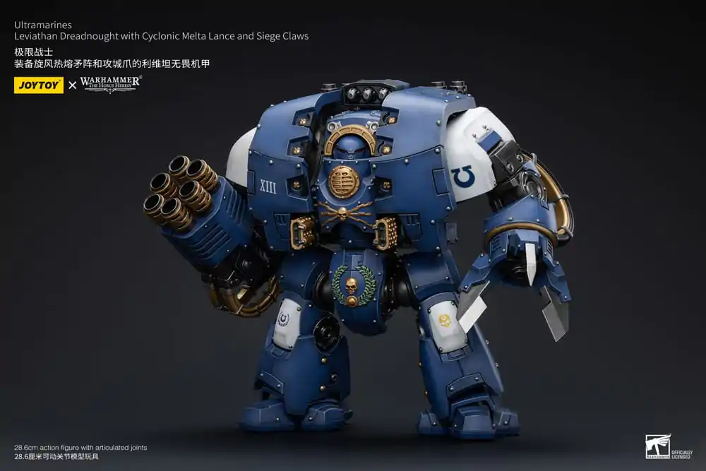 Warhammer The Horus Heresy Action Figure 1/18 Ultramarines Leviathan Dreadnought with Cyclonic Melta Lance And Siege Claws 29 cm termékfotó