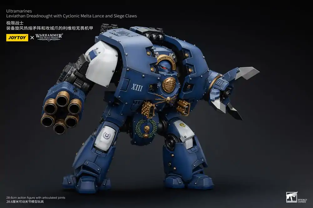 Warhammer The Horus Heresy Action Figure 1/18 Ultramarines Leviathan Dreadnought with Cyclonic Melta Lance And Siege Claws 29 cm termékfotó