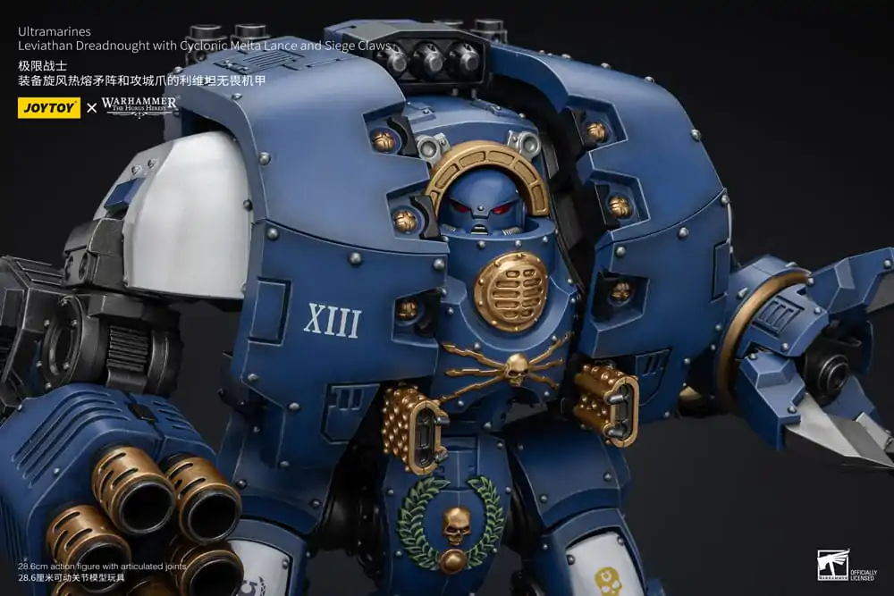 Warhammer The Horus Heresy Action Figure 1/18 Ultramarines Leviathan Dreadnought with Cyclonic Melta Lance And Siege Claws 29 cm termékfotó