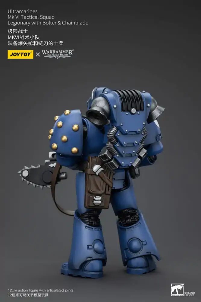 Warhammer The Horus Heresy Action Figure 1/18 Ultramarines MK VI Tactical Squad Legionary with Bolter & Chainblade 12 cm termékfotó