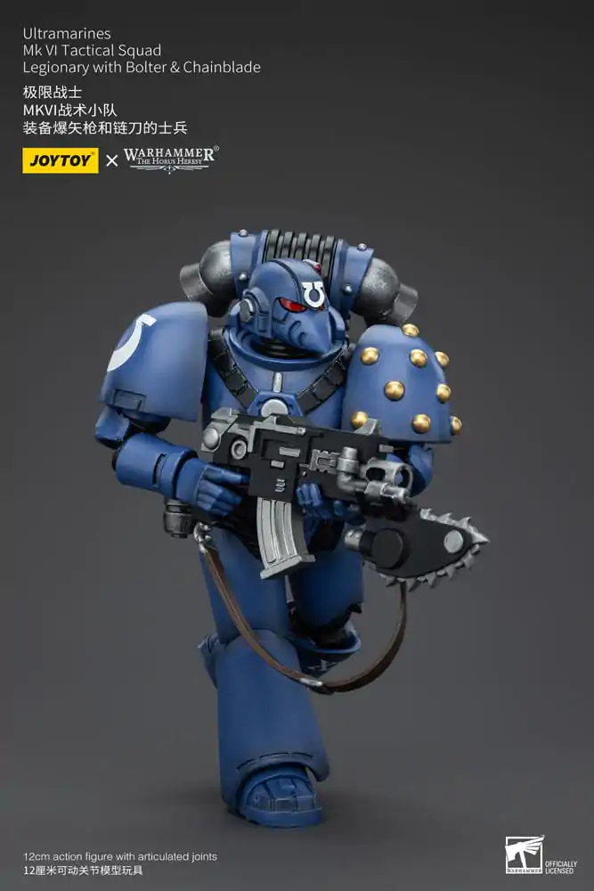 Warhammer The Horus Heresy Action Figure 1/18 Ultramarines MK VI Tactical Squad Legionary with Bolter & Chainblade 12 cm termékfotó