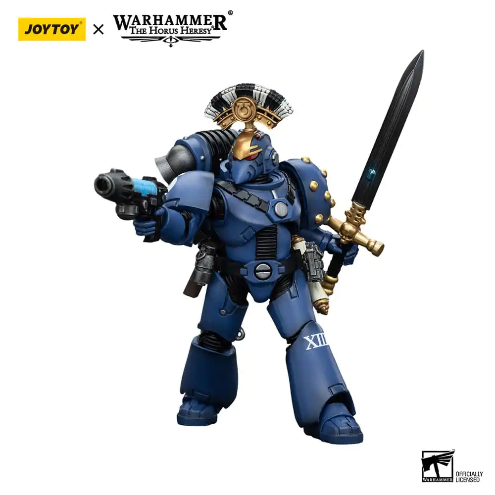 Warhammer The Horus Heresy Action Figure 1/18 Ultramarines MK VI Tactical Squad Sergeant with Plasma Pistol and Power Sword 12 cm termékfotó