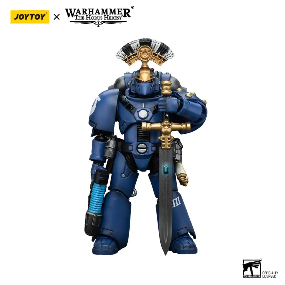 Warhammer The Horus Heresy Action Figure 1/18 Ultramarines MK VI Tactical Squad Sergeant with Plasma Pistol and Power Sword 12 cm termékfotó