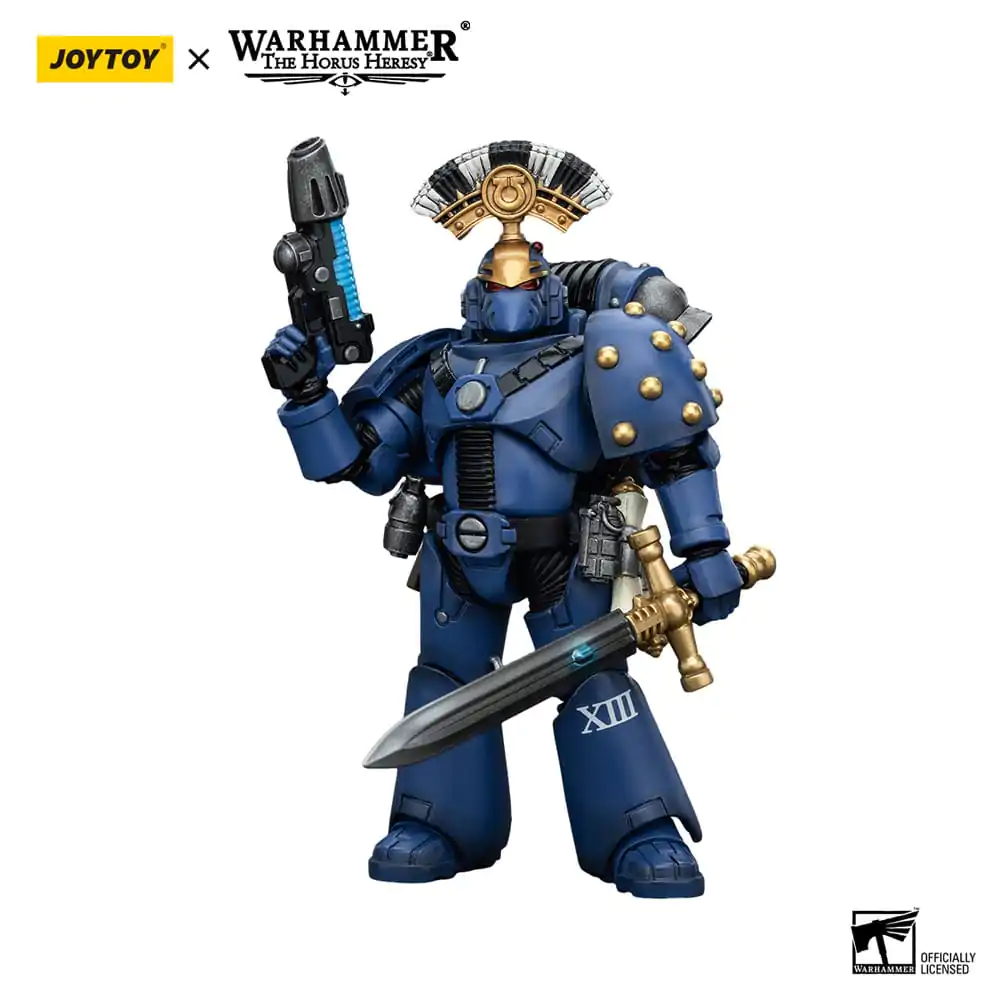 Warhammer The Horus Heresy Action Figure 1/18 Ultramarines MK VI Tactical Squad Sergeant with Plasma Pistol and Power Sword 12 cm termékfotó