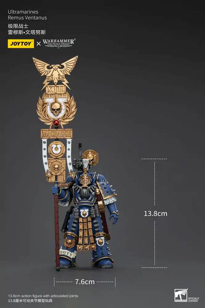 Warhammer The Horus Heresy Action Figure 1/18 Ultramarines Remus Ventanus 14 cm termékfotó