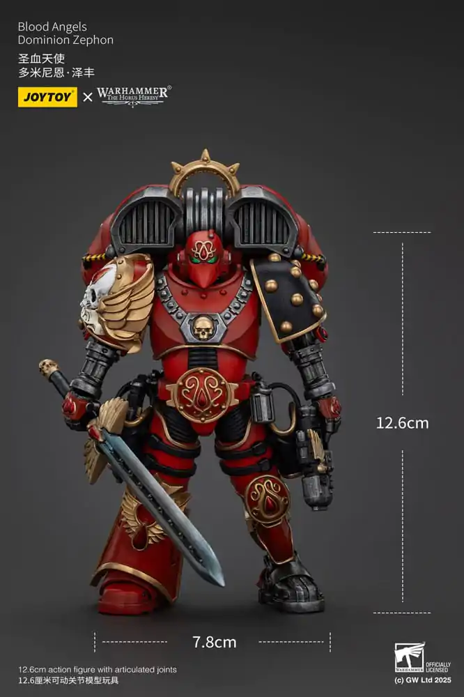 Warhammer The Horus Heresy Action Figure Blood Angels Dominion Zephon 20 cm product photo