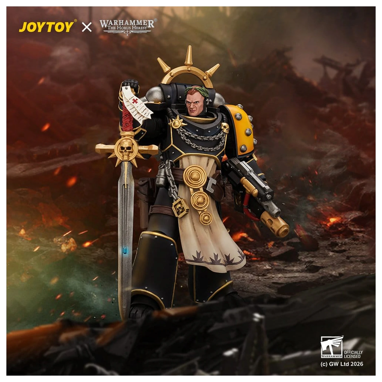 Warhammer The Horus Heresy figure Champion Consul Imperial Fists 12 cm product photo