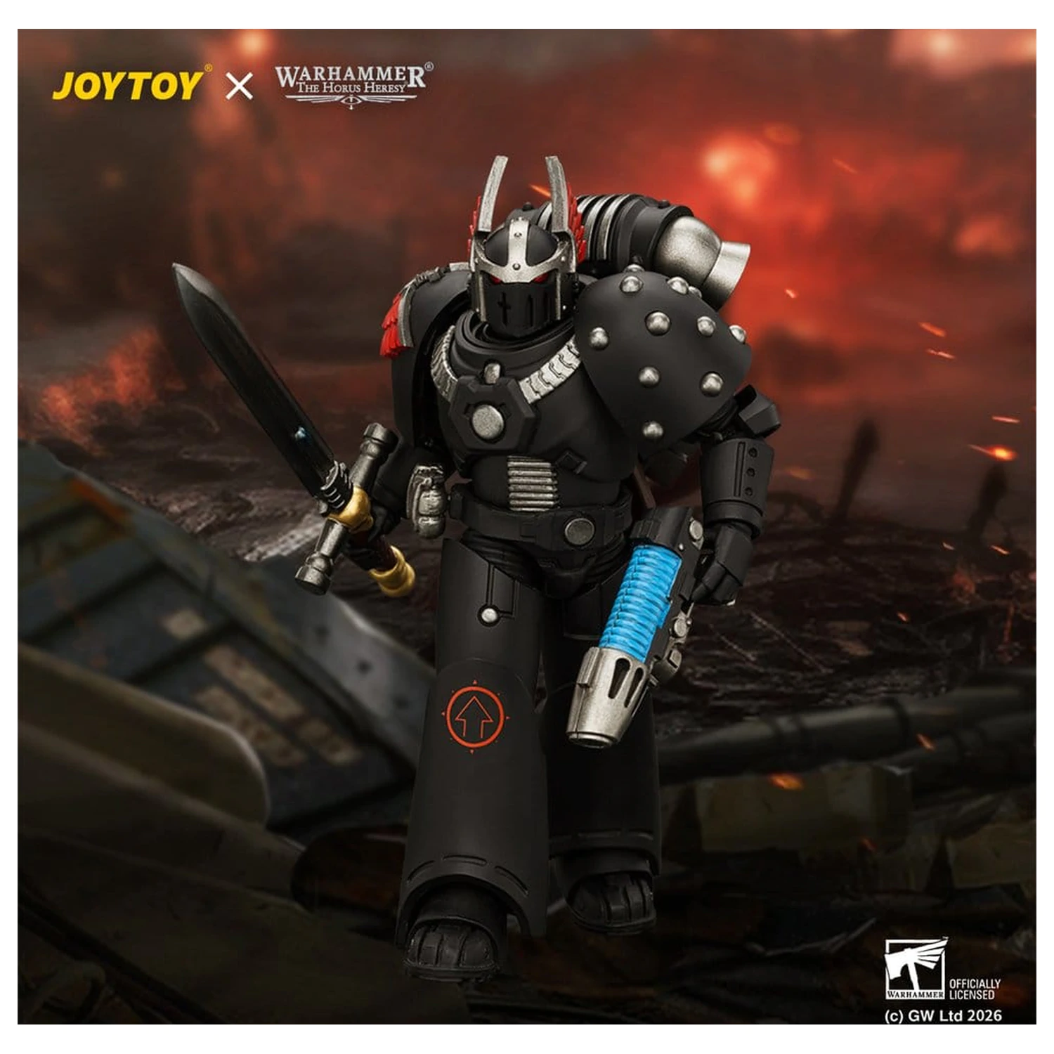 Warhammer The Horus Heresy figure MKVI Tactical Sergeant Dark Angels 12 cm product photo