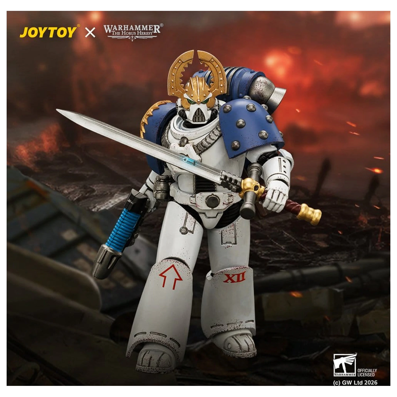 Warhammer The Horus Heresy figure MKVI Tactical Sergeant World Eaters 12 cm product photo