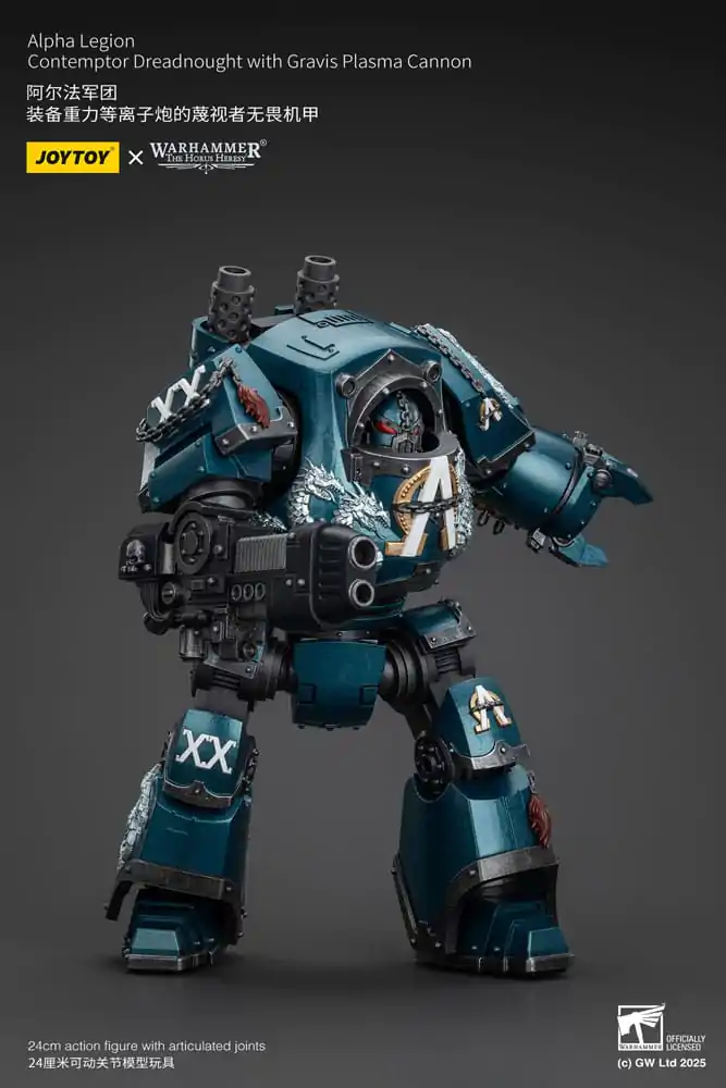 Warhammer The Horus Heresy Action Figure Alpha Legion Contemptor Dreadnought with Gravis Plasma Cannon 25 cm product photo