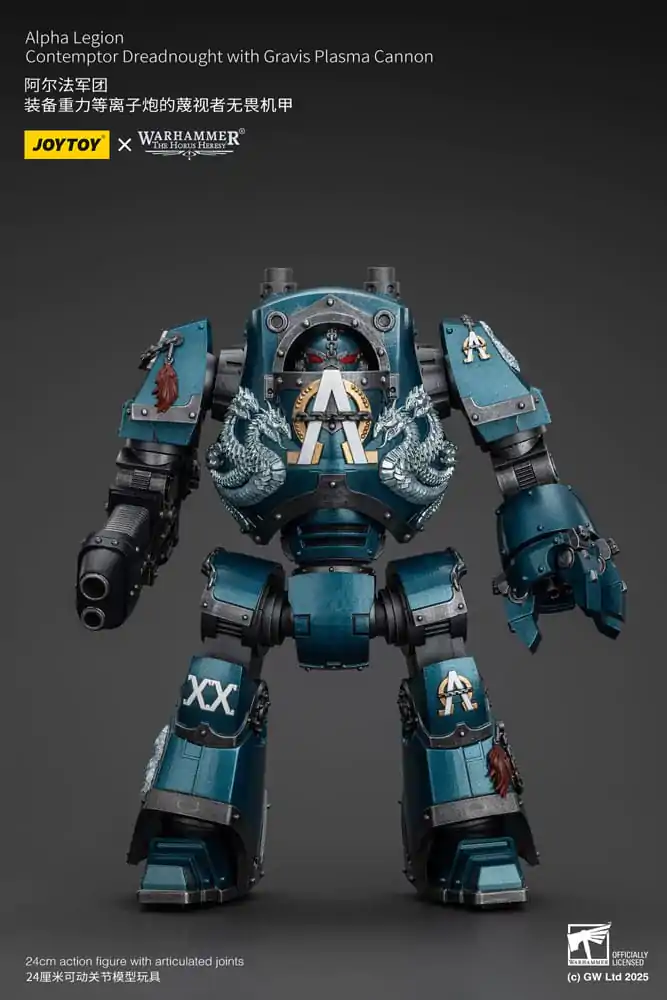 Warhammer The Horus Heresy Action Figure Alpha Legion Contemptor Dreadnought with Gravis Plasma Cannon 25 cm product photo