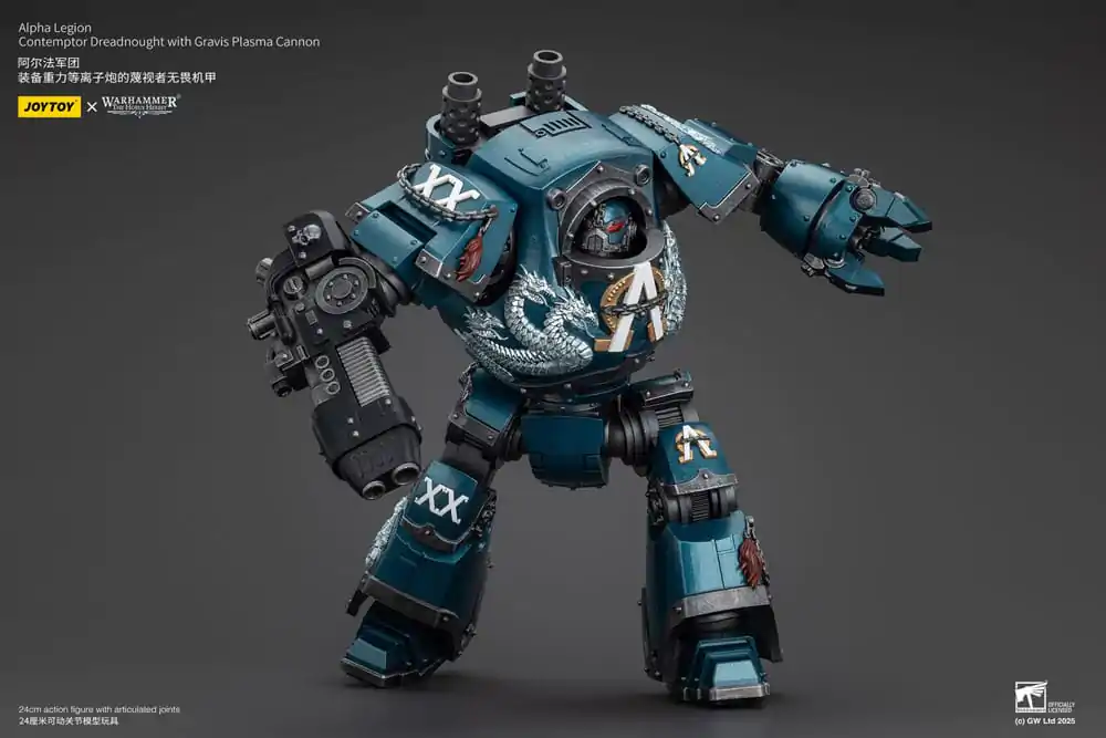 Warhammer The Horus Heresy Action Figure Alpha Legion Contemptor Dreadnought with Gravis Plasma Cannon 25 cm product photo