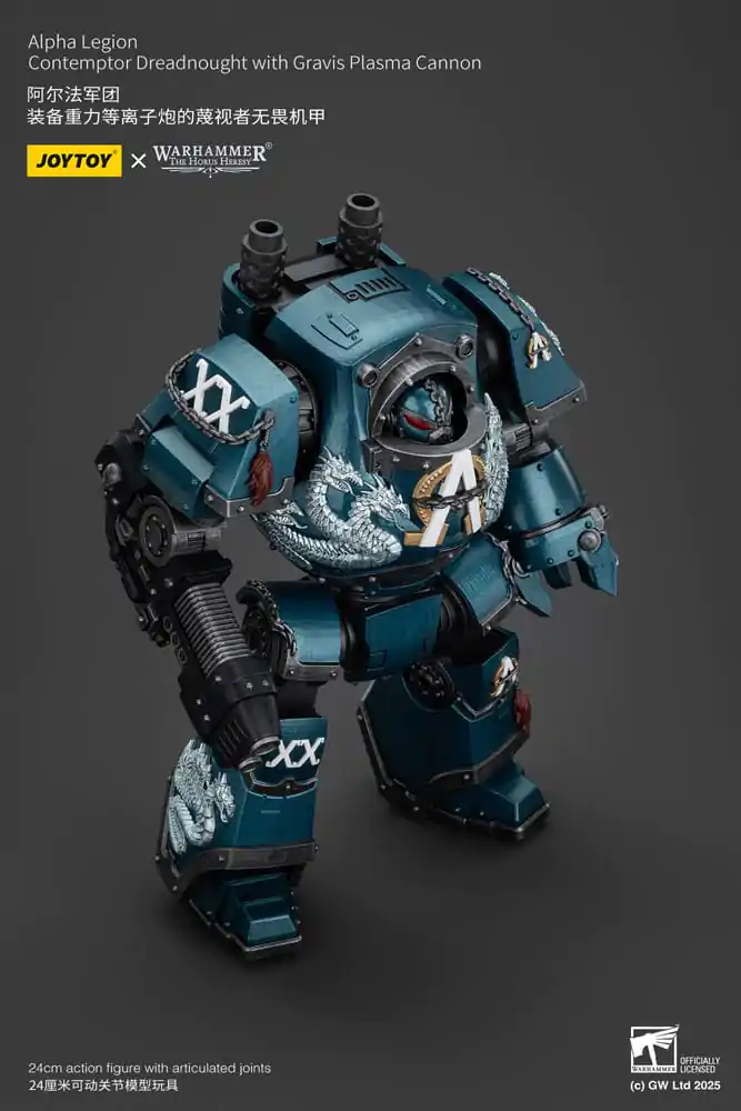 Warhammer The Horus Heresy Action Figure Alpha Legion Contemptor Dreadnought with Gravis Plasma Cannon 25 cm product photo