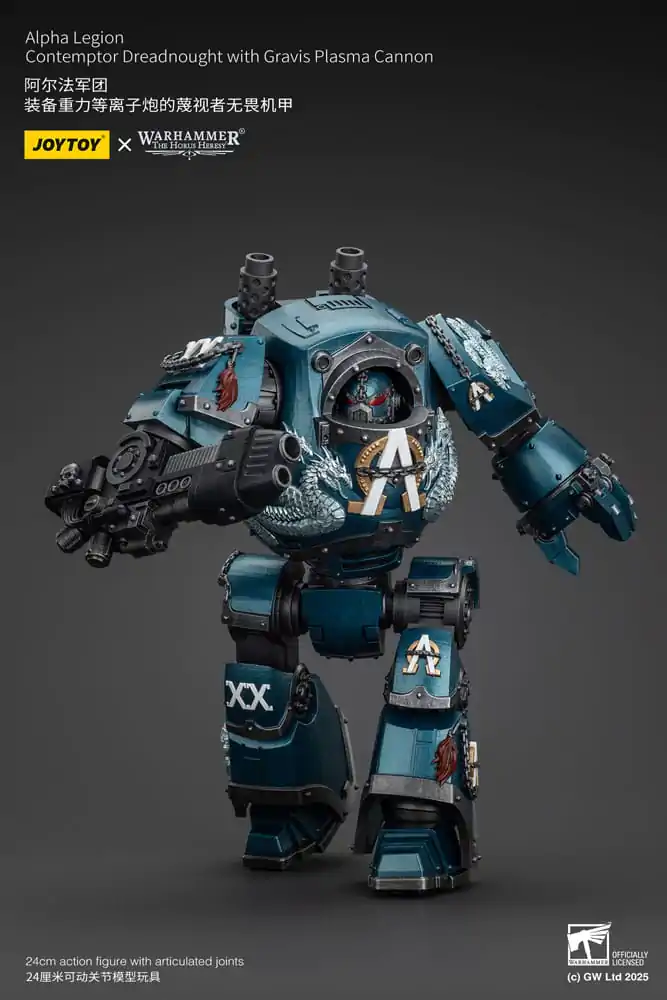 Warhammer The Horus Heresy Action Figure Alpha Legion Contemptor Dreadnought with Gravis Plasma Cannon 25 cm product photo