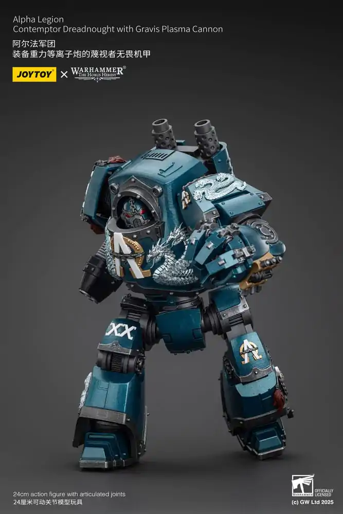 Warhammer The Horus Heresy Action Figure Alpha Legion Contemptor Dreadnought with Gravis Plasma Cannon 25 cm product photo