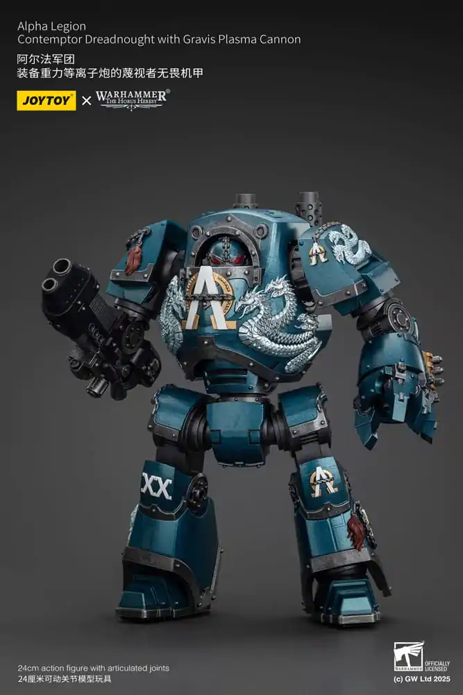 Warhammer The Horus Heresy Action Figure Alpha Legion Contemptor Dreadnought with Gravis Plasma Cannon 25 cm product photo