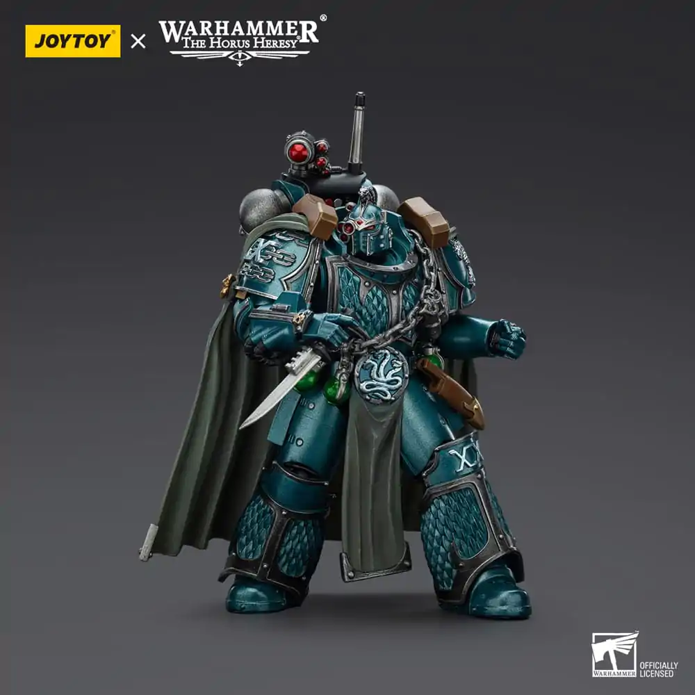 Warhammer The Horus Heresy Action Figure Alpha Legion Exodus The One who is Many With Sniper Rifle And Power Dagger 20 cm product photo