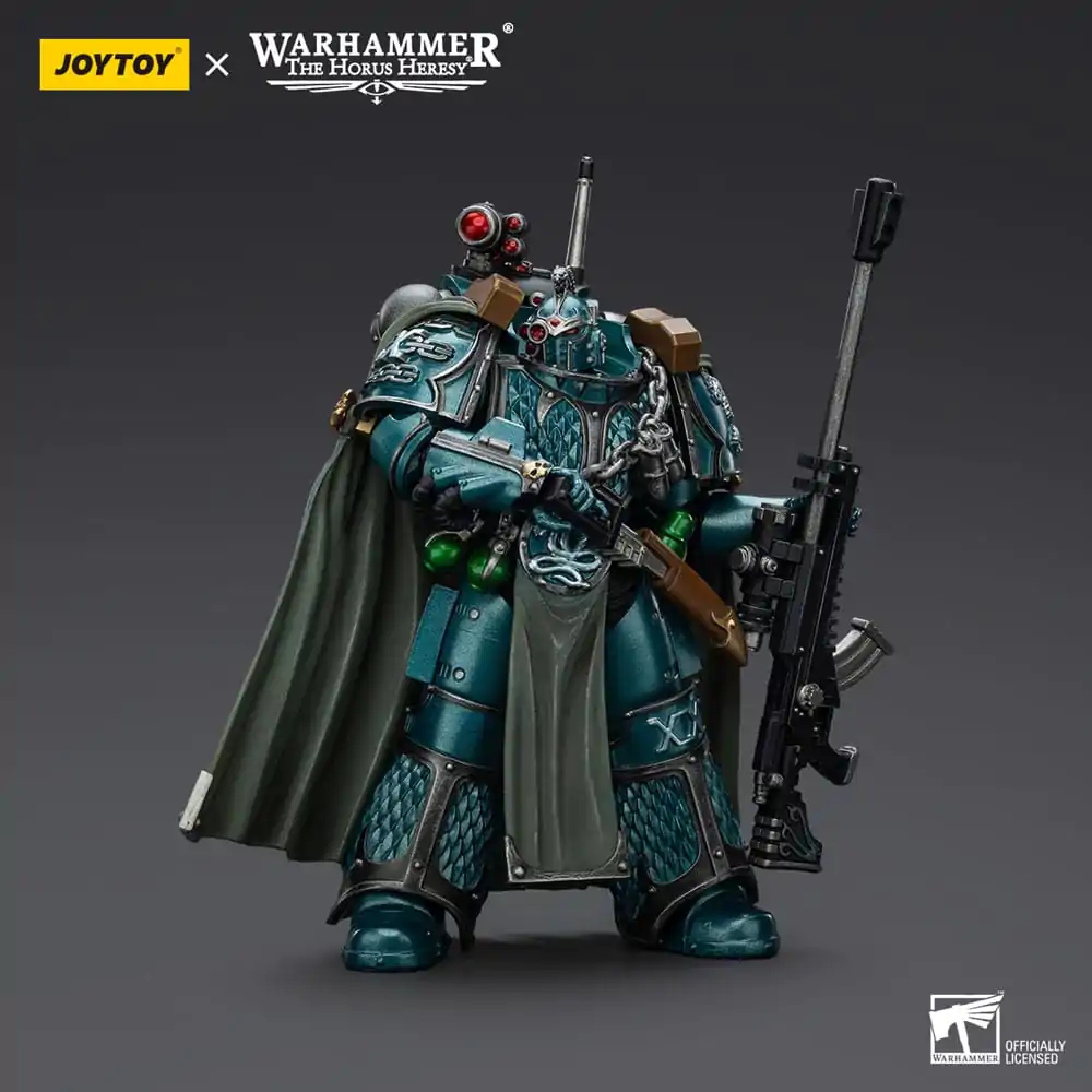 Warhammer The Horus Heresy Action Figure Alpha Legion Exodus The One who is Many With Sniper Rifle And Power Dagger 20 cm product photo