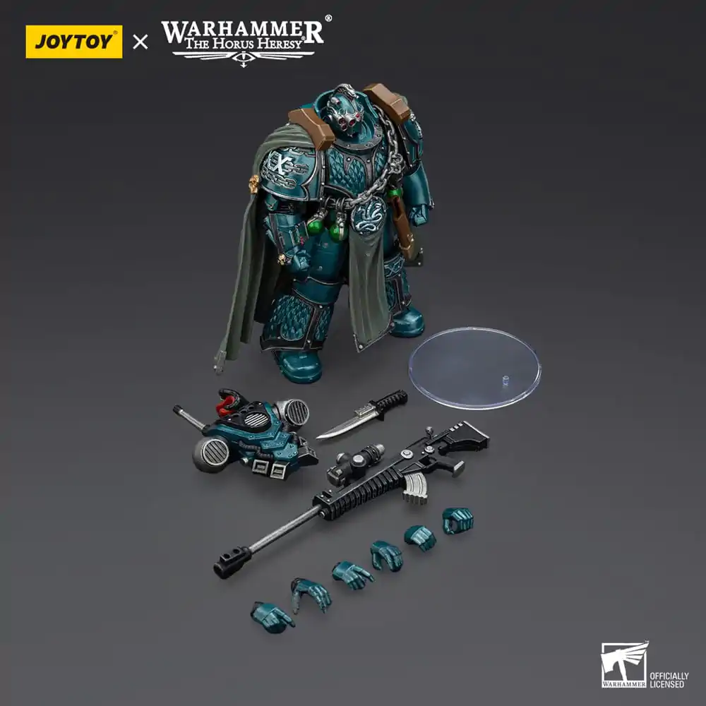 Warhammer The Horus Heresy Action Figure Alpha Legion Exodus The One who is Many With Sniper Rifle And Power Dagger 20 cm product photo