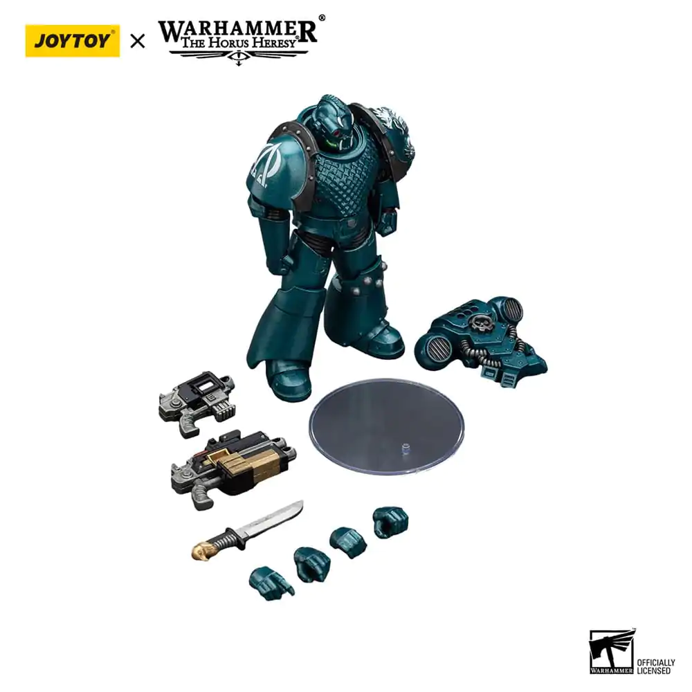Warhammer The Horus Heresy Action Figure Alpha Legion Head hunter With Banestrike Combi-Bolter And Power Dagger 20 cm product photo