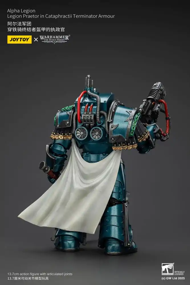 Warhammer The Horus Heresy Action Figure Alpha Legion Legion Praetor in Cataphractii Terminator Armour 14 cm product photo