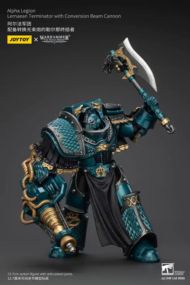 Warhammer The Horus Heresy Action Figure Alpha Legion Lernaean Terminator with Conversion Beam Cannon 20 cm product photo