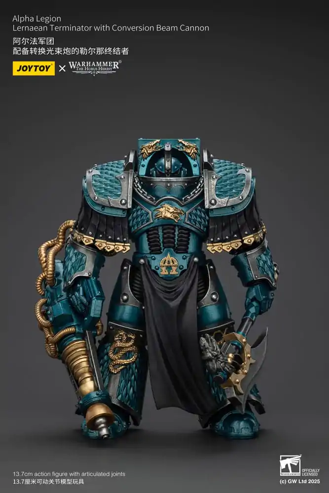 Warhammer The Horus Heresy Action Figure Alpha Legion Lernaean Terminator with Conversion Beam Cannon 20 cm product photo