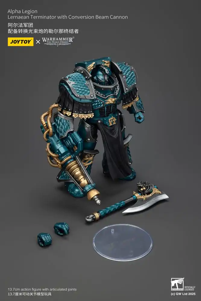 Warhammer The Horus Heresy Action Figure Alpha Legion Lernaean Terminator with Conversion Beam Cannon 20 cm product photo
