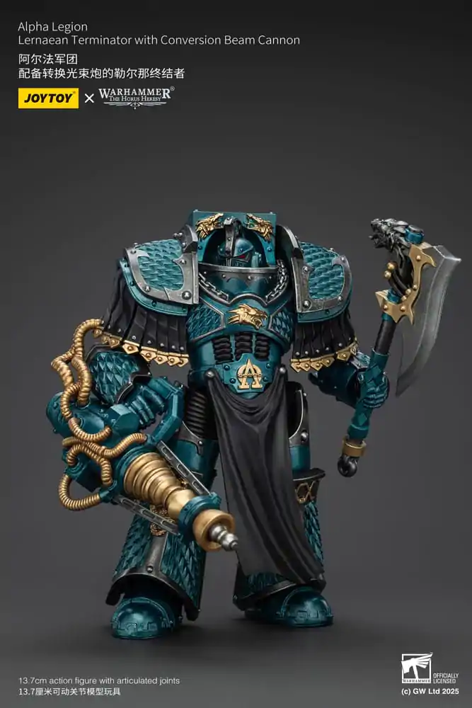 Warhammer The Horus Heresy Action Figure Alpha Legion Lernaean Terminator with Conversion Beam Cannon 20 cm product photo